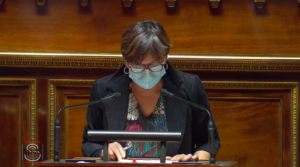 Senators speak in support of Artsakh: Senator Éliane Assassi
