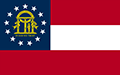 Georgia State Flag - On March 3, 2016, the House of Representatives of the US state of Georgia adopted the resolution on Recognition of the Nagorno-Karabakh Republic independence.